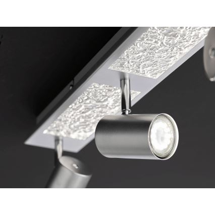 Wofi 11591 - LED Спот BALI 3xGU10/5W/230V + 2xLED/6W/230V 3000K