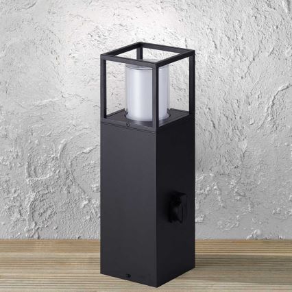 Wofi 12233 - LED Екстериорна лампа с контакт FILIA LED/8,5W/230V IP54 50 см SCHUKO
