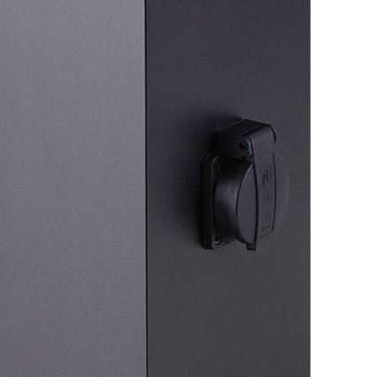 Wofi 12234 - LED Екстериорна лампа с контакт FILIA LED/8,5W/230V IP54 80 см SCHUKO