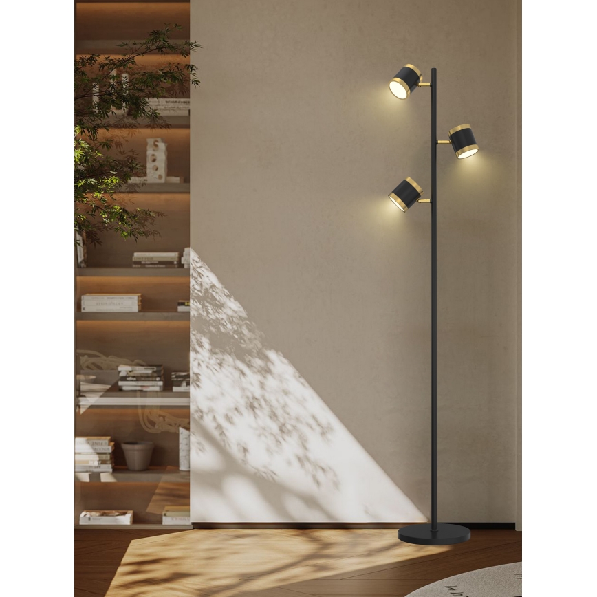 Wofi 3003-304S - LED Димируем лампион TOULOUSE LED/21W/230V черен/златист