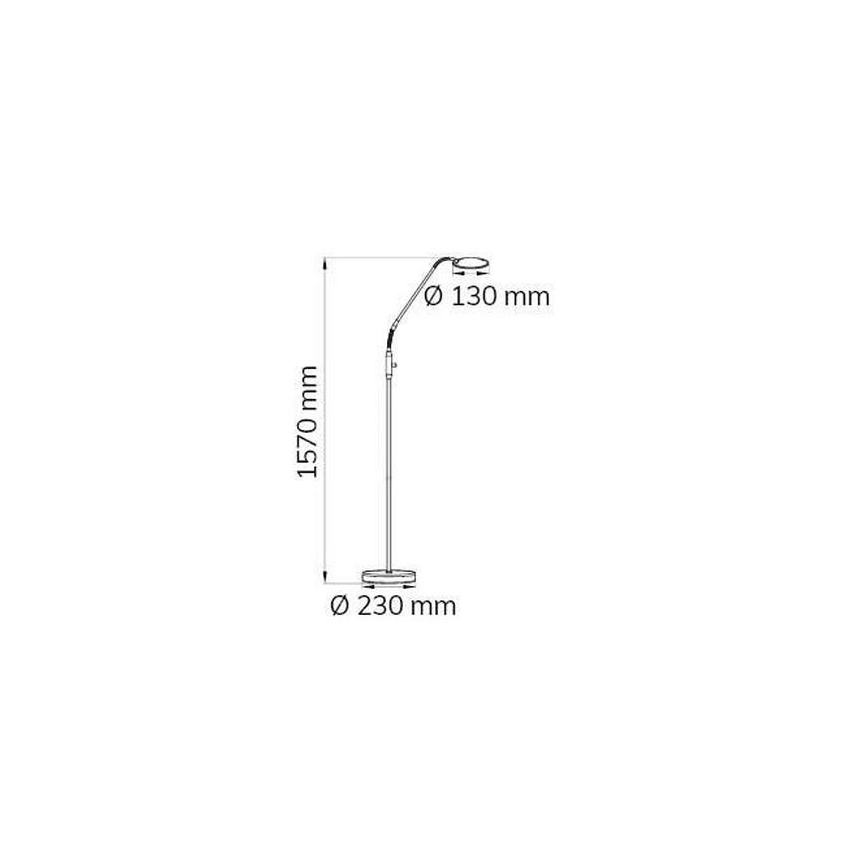 Wofi 3006.01.64.9000 - LED Димируем лампион TWIN LED/4,6W/230V