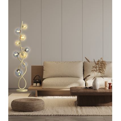 Wofi 3014-904 - LED Лампион NANCY 9xG9/3,5W/230V златист/сив