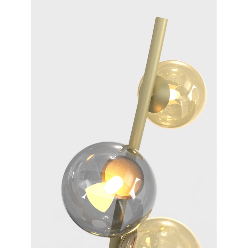 Wofi 3014-904 - LED Лампион NANCY 9xG9/3,5W/230V златист/сив