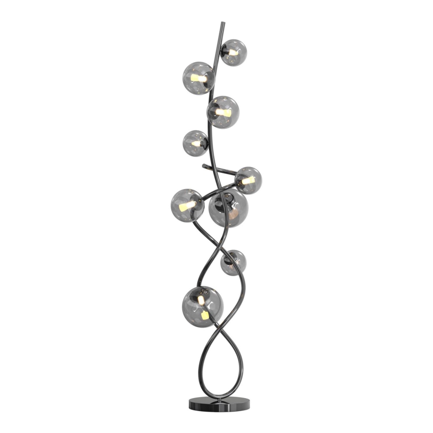 Wofi 3014-905 - LED Лампион NANCY 9xG9/3,5W/230V черен хром