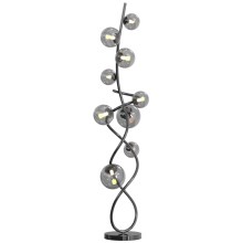 Wofi 3014-905 - LED Лампион NANCY 9xG9/3,5W/230V черен хром