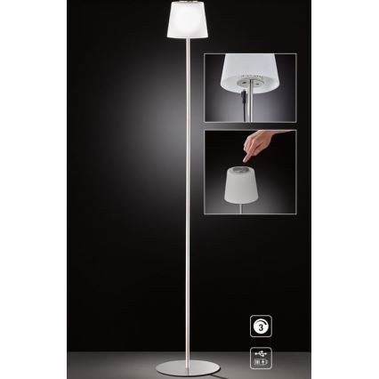 Wofi 3015.01.64.9000 - LED Димируем сензорен лампион GENK LED/2W/5V 2000 mAh