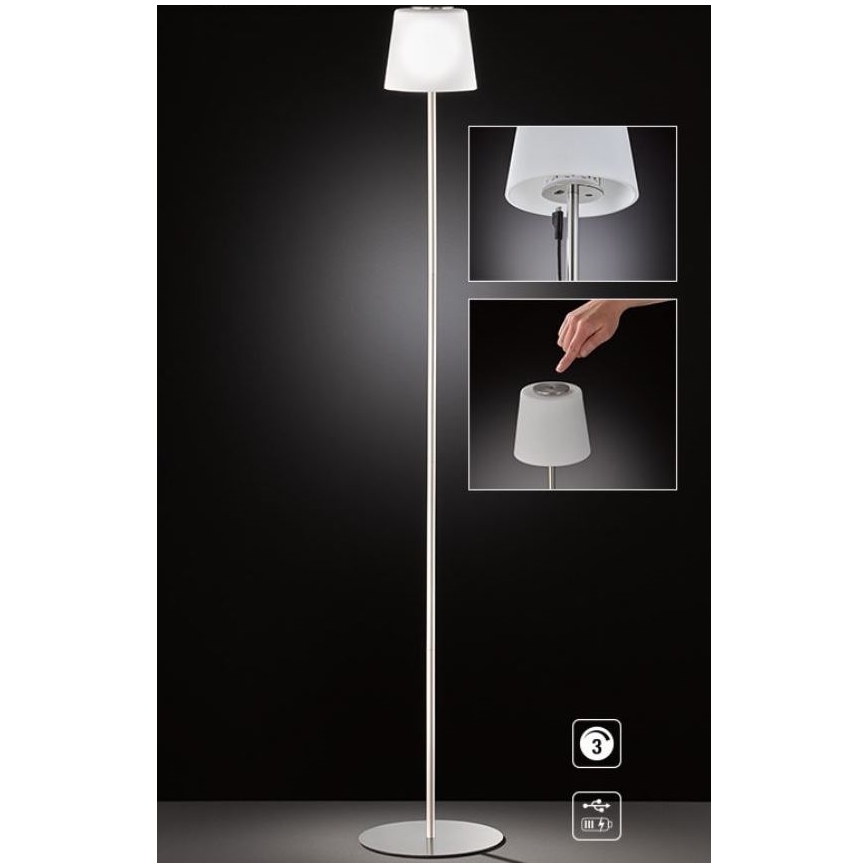 Wofi 3015.01.64.9000 - LED Димируем сензорен лампион GENK LED/2W/5V 2000 mAh