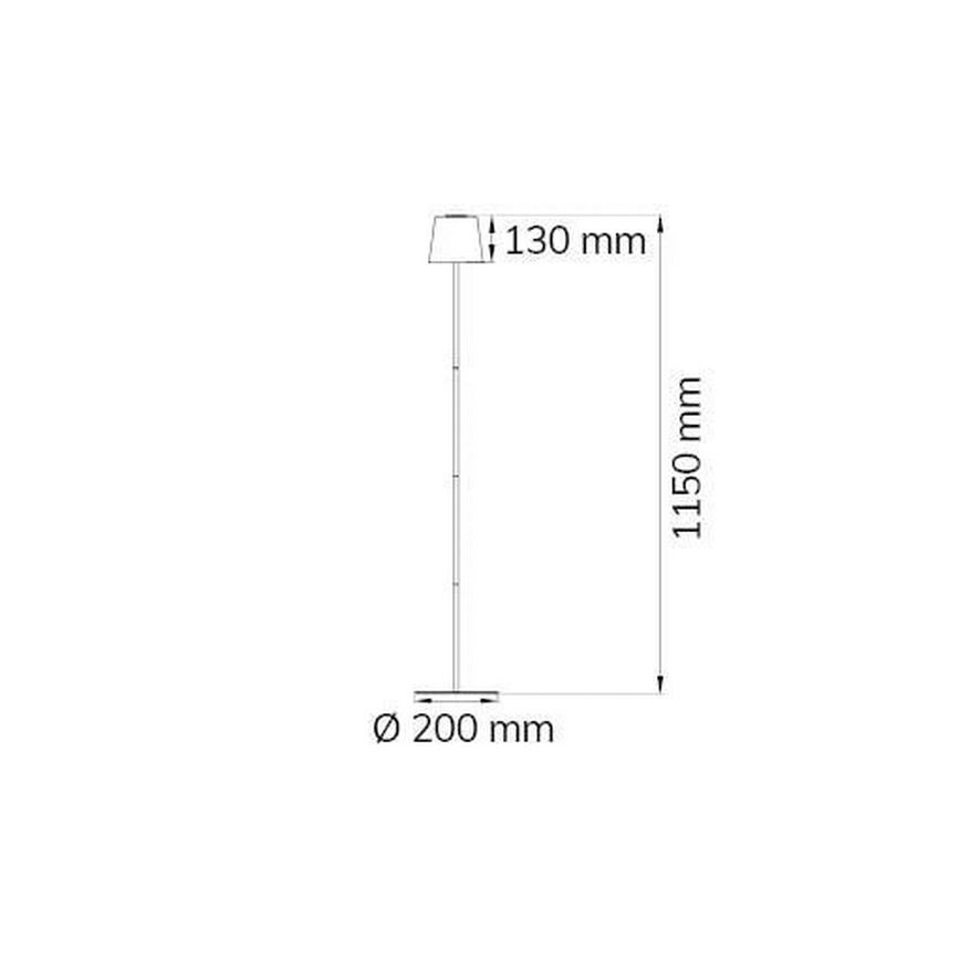 Wofi 3015.01.64.9000 - LED Димируем сензорен лампион GENK LED/2W/5V 2000 mAh