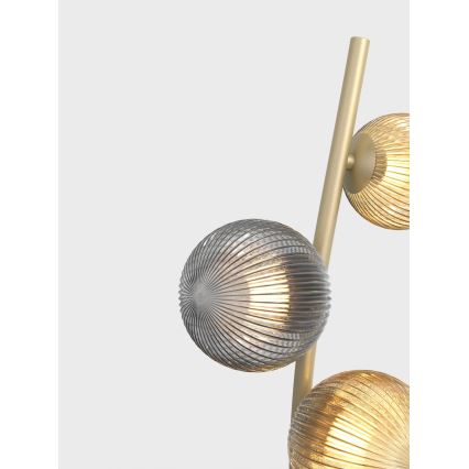 Wofi 3015-904 - LED Лампион METZ 9xG9/3,5W/230V златист/сив