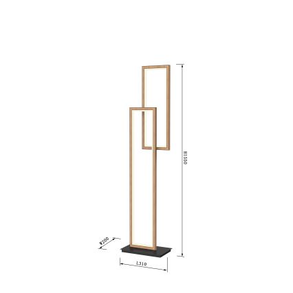 Wofi 3023-206 - LED Димируем лампион PESCARA LED/21W/230V