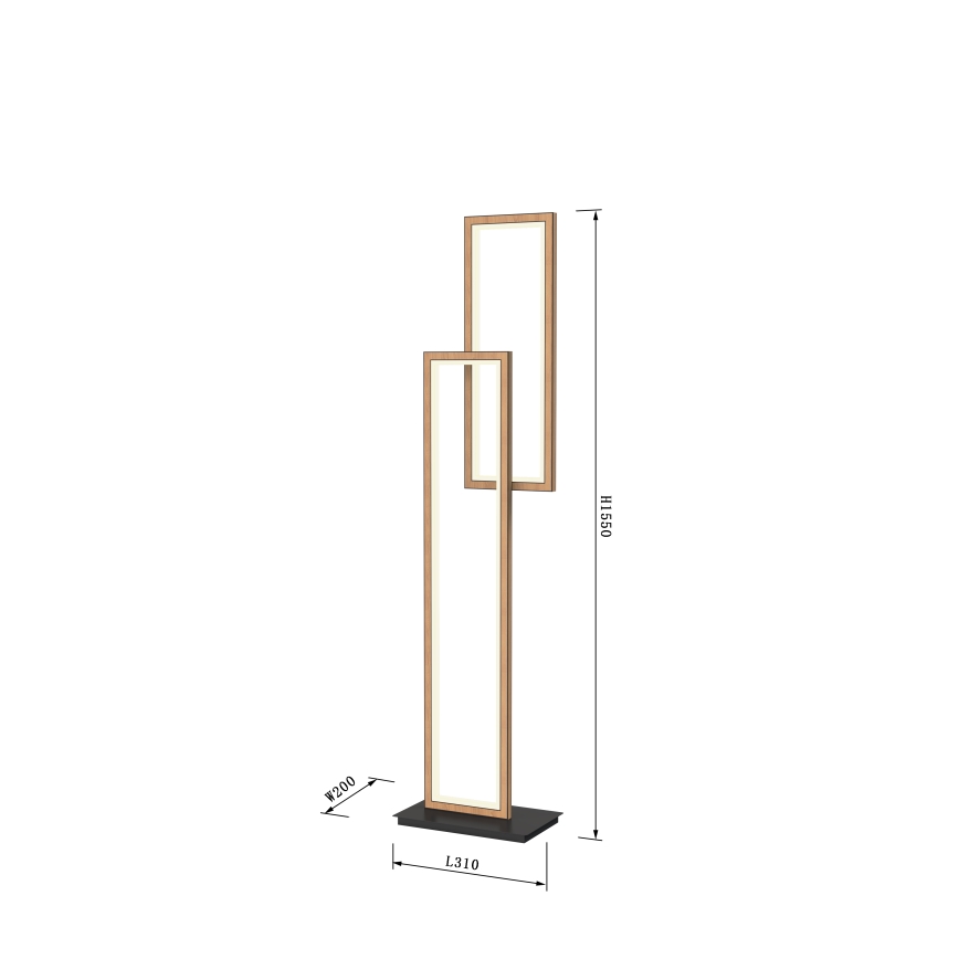 Wofi 3023-206 - LED Димируем лампион PESCARA LED/21W/230V