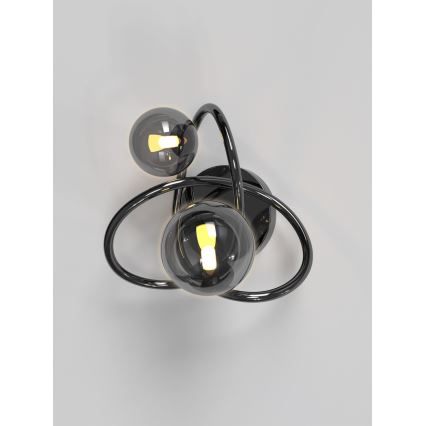 Wofi 4014-205 - LED аплик NANCY 2xG9/3,5W/230V черен/лъскав хром
