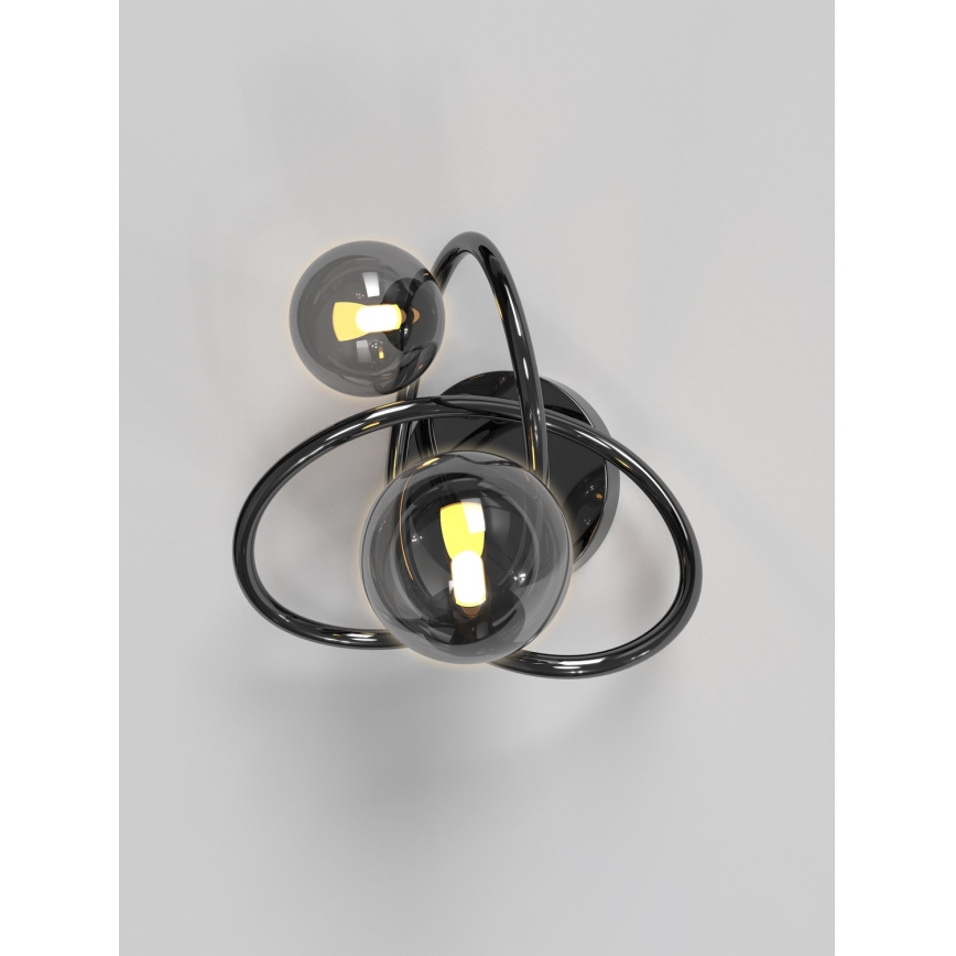 Wofi 4014-205 - LED аплик NANCY 2xG9/3,5W/230V черен/лъскав хром