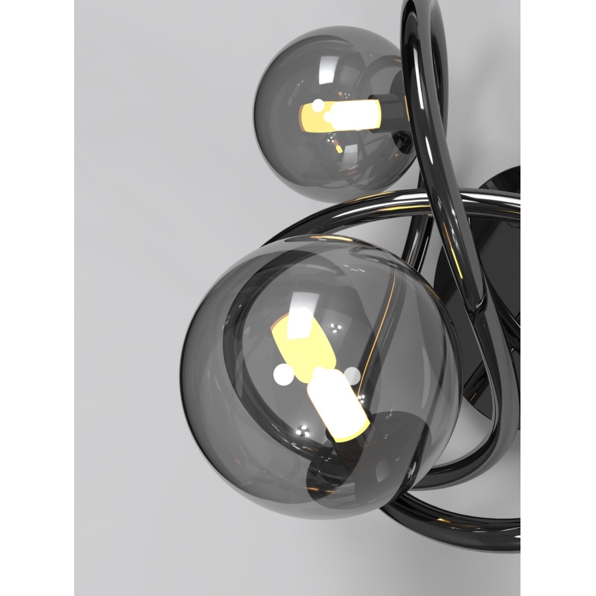 Wofi 4014-205 - LED аплик NANCY 2xG9/3,5W/230V черен/лъскав хром