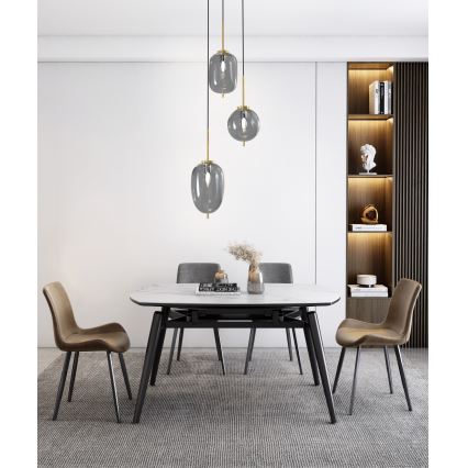 Wofi 5007-302 - Пендел BELLEVILLE 3xE14/40W/230V черен/златист