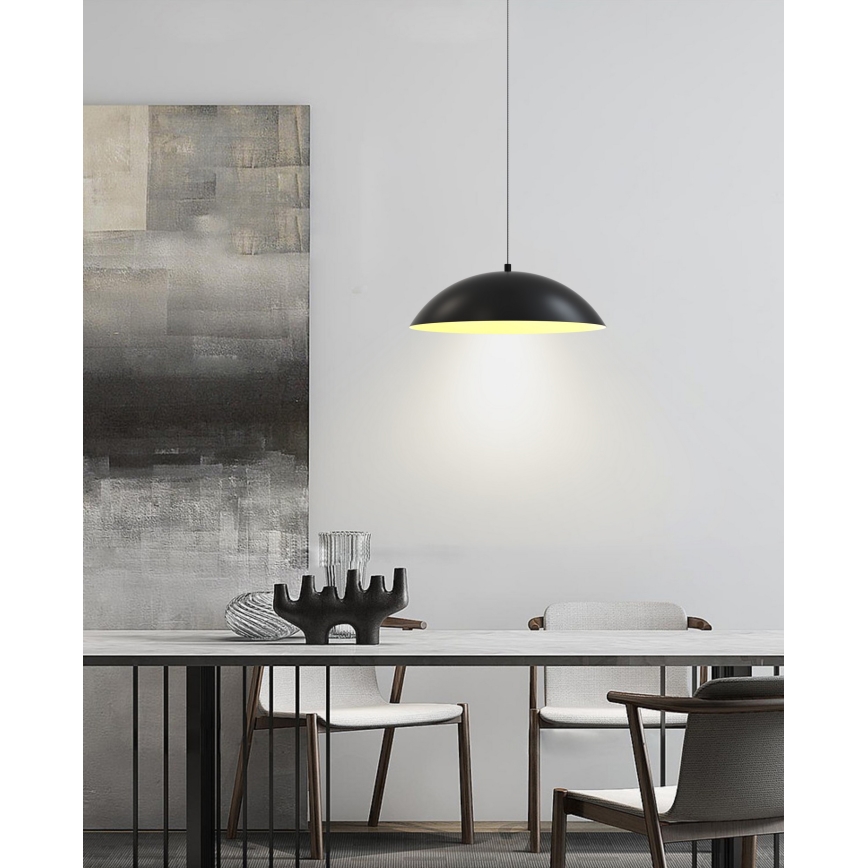 Wofi 6001-104 - LED Димируем пендел ROSCOFF LED/19W/230V черен/златист