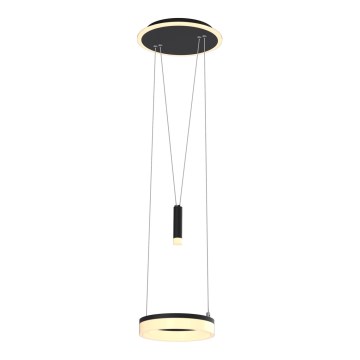 Wofi 6054-302 - LED регулируема висяща лампа на кабел JESSE LED/15,5W/230V черен