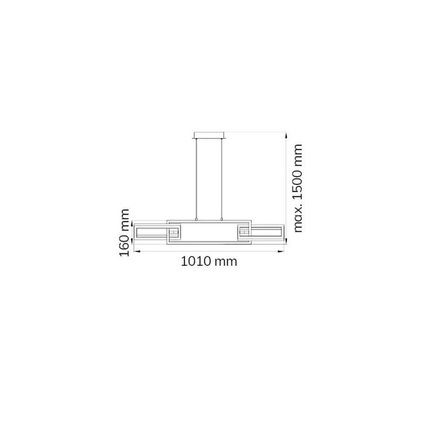 Wofi 6133.03.64.9000 - LED Димируем пендел MURIEL LED/26W/230V