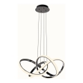 Wofi 6134-105L - LED Димируем пендел INDIGO LED/50W/230V черен/лъскав хром