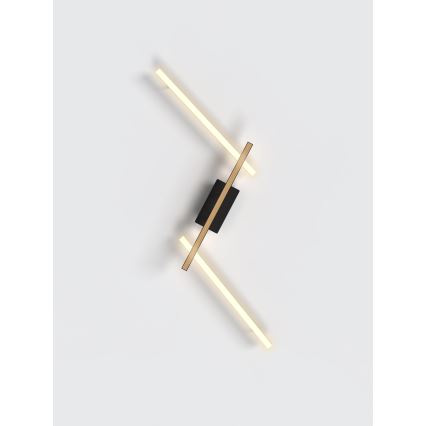 Wofi 7021-306 - LED Димируем аплик RIMINI LED/40W/230V кафяв/черен