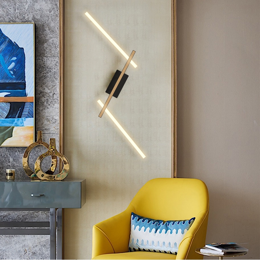 Wofi 7021-306 - LED Димируем аплик RIMINI LED/40W/230V кафяв/черен