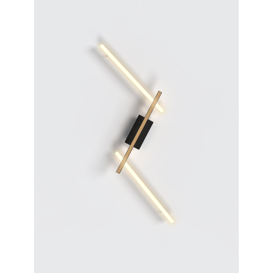 Wofi 7021-306 - LED Димируем аплик RIMINI LED/40W/230V кафяв/черен