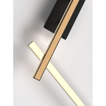 Wofi 7021-306 - LED Димируем аплик RIMINI LED/40W/230V кафяв/черен