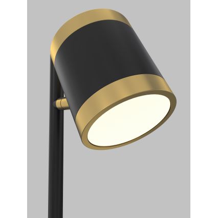 Wofi 8003-104S - LED Димируема настолна лампа TOULOUSE LED/10W/230V черен/златист
