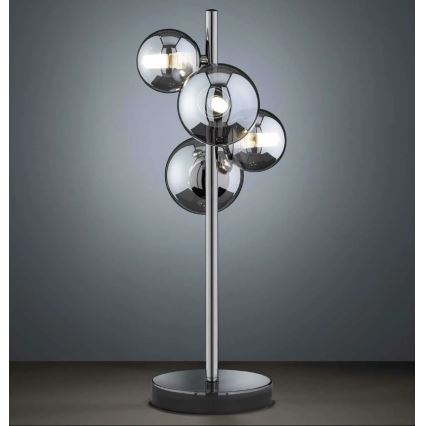 Wofi 8014.04.24.9000 - LED Настолна лампа VILLA 4xG9/3W/230V черна