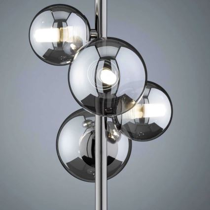 Wofi 8014.04.24.9000 - LED Настолна лампа VILLA 4xG9/3W/230V черна