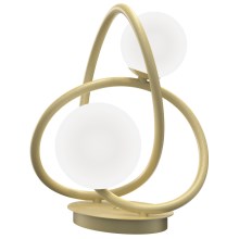 Wofi 8014-201 - LED Настолна лампа NANCY 2xG9/3,5W/230V златист/бял