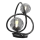Wofi 8014-205 - LED Настолна лампа NANCY 2xG9/3,5W/230V черен/лъскав хром