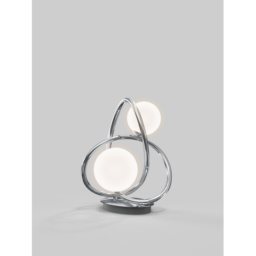 Wofi 8014-207 - LED Настолна лампа NANCY 2xG9/3,5W/230V лъскав хром