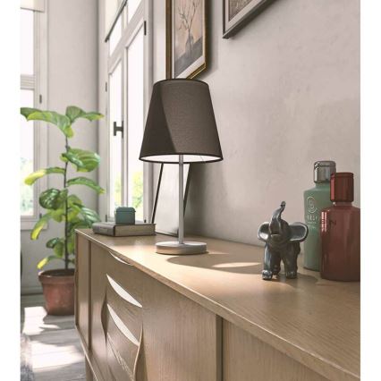 Wofi 8324.01.10.0000 - Настолна лампа CESENA 1xE14/42W/230V черен