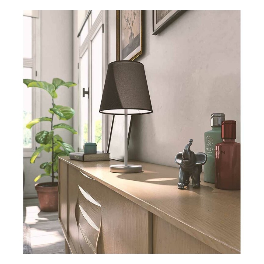 Wofi 8324.01.10.0000 - Настолна лампа CESENA 1xE14/42W/230V черен