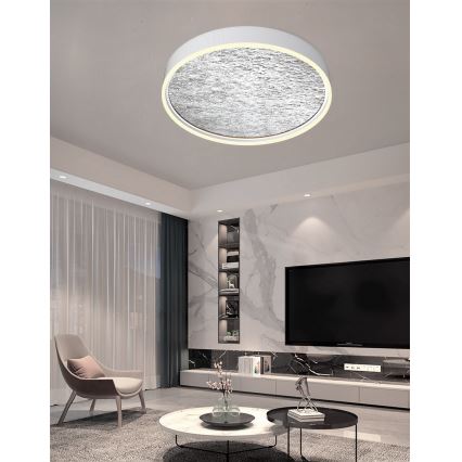 Wofi 9002-103L - LED Димируем плафон BORDEAUX LED/60W/230V сребрист