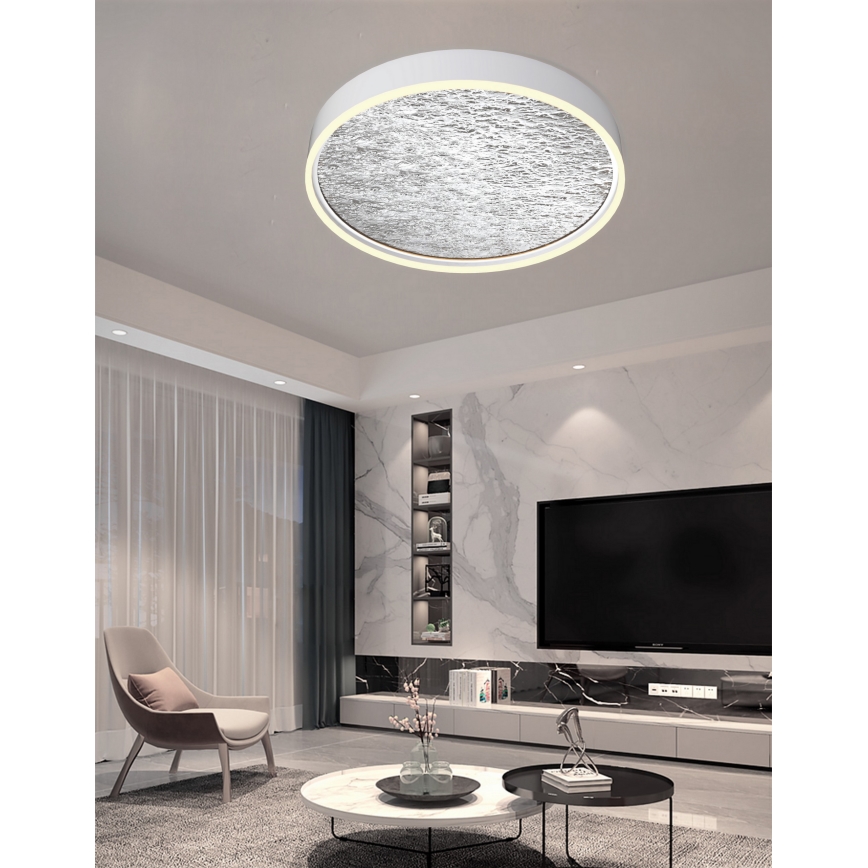 Wofi 9002-103L - LED Димируем плафон BORDEAUX LED/60W/230V сребрист