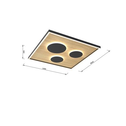 Wofi 9012-306L - LED Димируем плафон DIJON LED/40W/230V