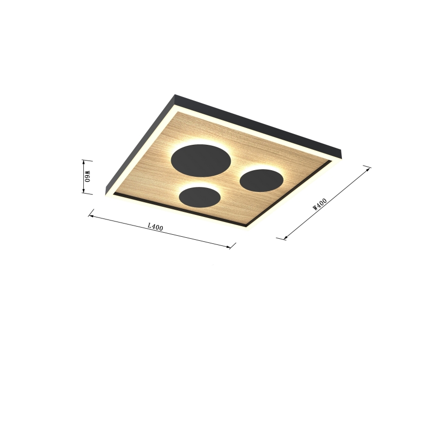 Wofi 9012-306S - LED Димируем плафон DIJON LED/26W/230V