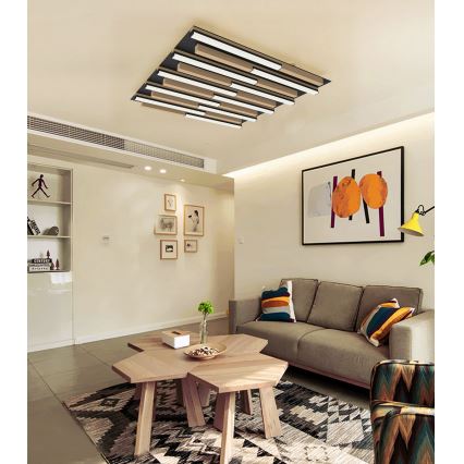 Wofi 9031-1006 - LED Димируем плафон PALERMO LED/40W/230V каучуково дърво