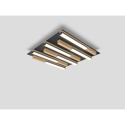 Wofi 9031-606 - LED Димируем плафон PALERMO LED/26W/230V каучуково дърво