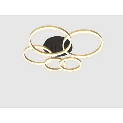Wofi 9049-601 - LED Димируем полилей за повърхностен монтаж PERPIGNAN LED/80W/230V златист