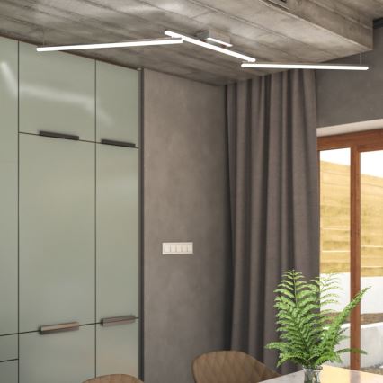 Wofi 9163.03.01.0000 - LED Полилей за повърхностен монтаж CLAY 3xLED/10W/230V