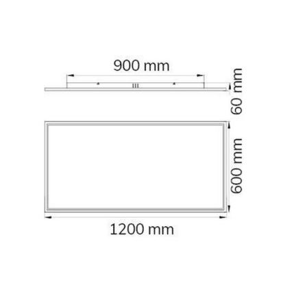 Wofi 9694.01.70.7120 - LED Димируем плафон MILO LED/52W/230V 2700-6000K + дистанционно управление