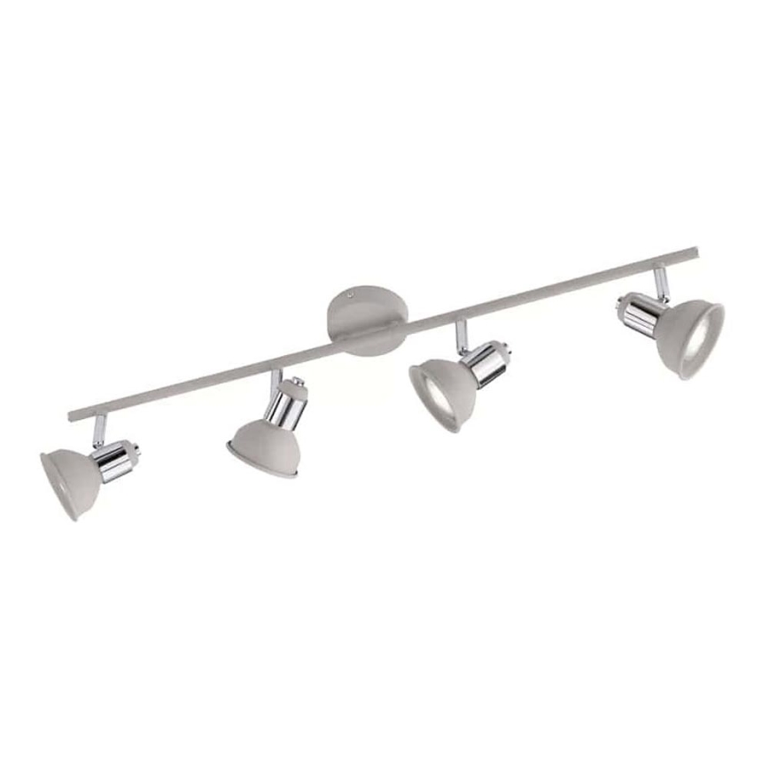 Wofi 984104509000 - Спот ISABEL 4xGU10/28W/230V сив