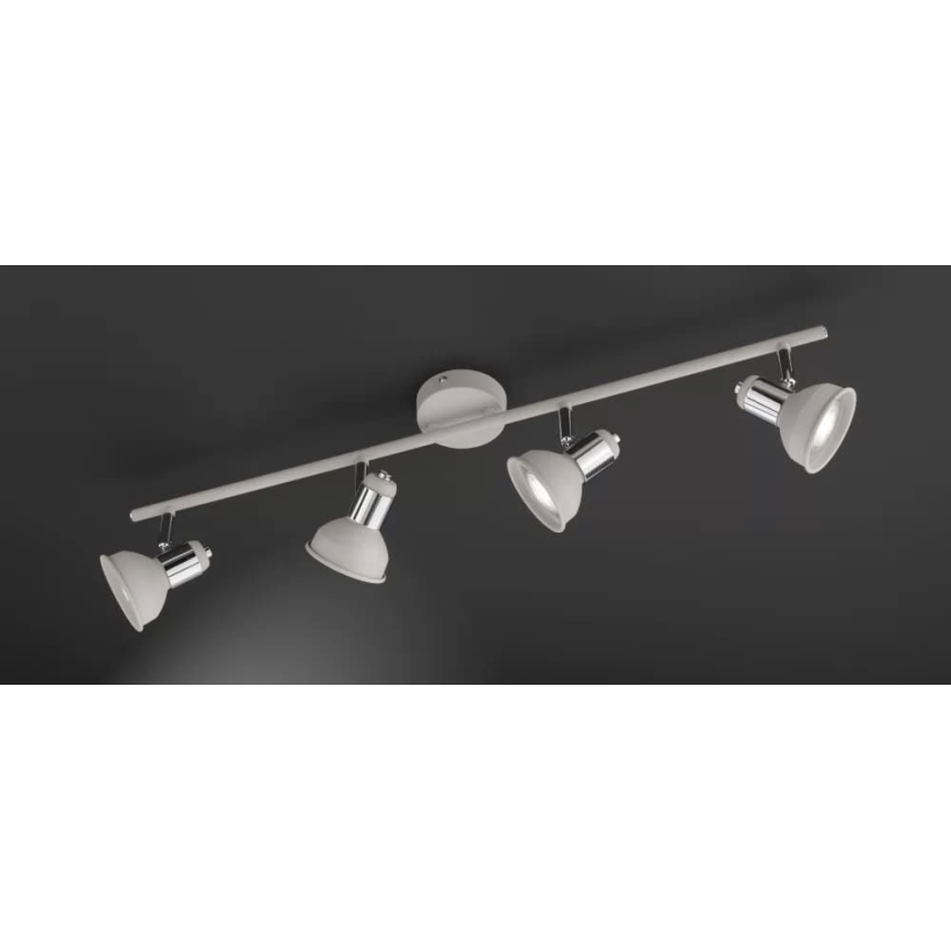 Wofi 984104509000 - Спот ISABEL 4xGU10/28W/230V сив