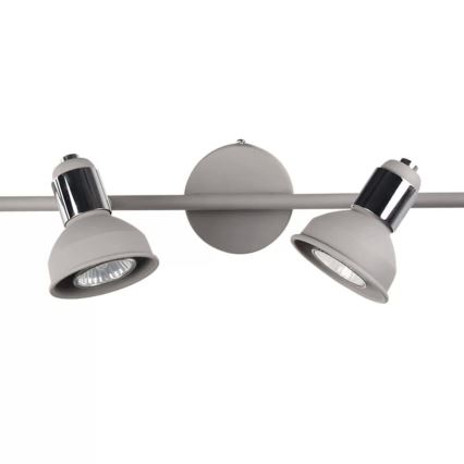 Wofi 984104509000 - Спот ISABEL 4xGU10/28W/230V сив