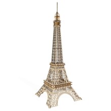 Woodcraft - Дървен 3D пъзел Айфеловата кула