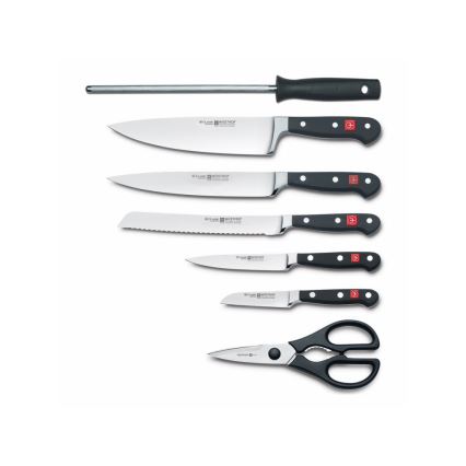 Wüsthof - Комплект кухненски ножове CLASSIC 8 части с държач, ясен/бежов