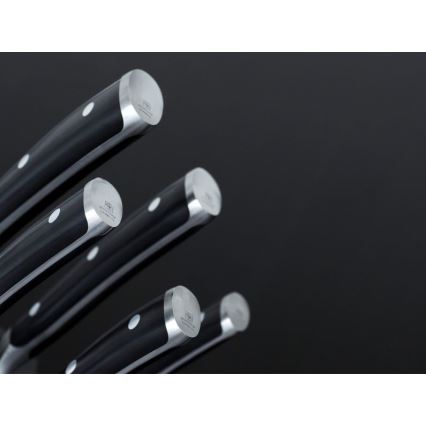 Wüsthof - Комплект кухненски ножове в стойка CLASSIC IKON 7 части ясен/черен